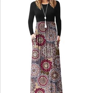 Long Sleeve Dress with Pockets